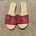 Kate Spade Shoes | Kate Spade Berlin Pink Slip On Sandal | Color: Pink | Size: 9.5