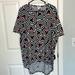 Lularoe Tops | Lularoe Minnie Mouse Tunic Shirt | Color: Black/White | Size: Xxs