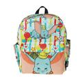 Disney Accessories | Disney Classic Dumbo Flying Elephant Women/Kids Mini Nylon Backpacks | Color: Gray/Yellow | Size: 12”
