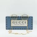 Gucci Accessories | Final Price New Gucci Gg0991s 001 With Gold Chain Sunglasses | Color: Gold/Yellow | Size: 44 - 28 - 145