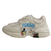 Gucci Shoes | Disney X Gucci Rhyton Flash Donald Duck Cream Leather Sneakers Size 6.5 | Color: Cream | Size: 6.5