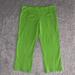 Lululemon Athletica Pants & Jumpsuits | Lululemon Gather & Crow Crop Pants Frond Lime Green - Size 8 Luon Low Rise Yoga | Color: Green | Size: 8