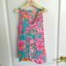 Lilly Pulitzer Tops | Lilly Pulitzer Women’s Sleeveless Top Tank-Top Size Xxs Shift | Color: Blue/Pink | Size: Xxs