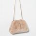 Anthropologie Bags | Anthropologie Taupe Faux Fur Frankie Clutch New | Color: Cream/Tan | Size: Os