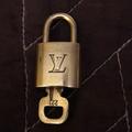 Louis Vuitton Jewelry | Euc Louis Vuitton Padlock & Key | Color: Gold | Size: 221