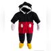 Disney Costumes | Baby Disney Mickey Mouse Costume Size 12-18 Months Nwt | Color: Black/White | Size: 12-18 Months