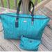 Coach Bags | Coach! Limited Edition! Double Bag Travel Set | Color: Blue/Green | Size: Os