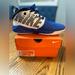 Nike Shoes | Euc Nike Team Hustle D9 Sneakers. Youth Kids Size 7y. Blue, Black And White. | Color: Blue/White | Size: 7b