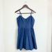 Free People Dresses | Free People Denim Bustier Dress | Color: Blue | Size: L