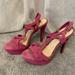 Jessica Simpson Shoes | Fuchsia Jessica Simpson Platform Sandals- Genuine Leather- 8 | Color: Pink/Purple | Size: 8