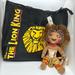 Disney Bags | Disney’s The Lion King Broadway Musical Black Tote Bag & 10” Simba Plush, Nwt. | Color: Black/Yellow | Size: 18.5" W, 13.5" H, 4.5" D