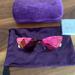 Gucci Accessories | Gucci Gold Rimless Sunglasses With Star Studs And Pink Gg | Color: Pink/Purple | Size: Os