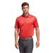 Adidas Shirts | Adidas Allover Logo Print Golf Short Sleeve Polo Shirt Xl Red Orange Fripp Is | Color: Orange/Red | Size: Xl