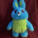 Disney Toys | Disney Store Toy Story 4 Talking Bunny 15” Plush Blue Green Pixar | Color: Blue | Size: Osb