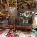 Disney Toys | Disney Pixar Toy Story Quick Draw Woody 4" Buzz Lightyear Action Figure Toy 2 Pc | Color: Brown/Tan | Size: Osb
