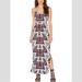 Free People Dresses | Free People Tribal Aztec Maxi Dress - Size 2 | Color: Black/White | Size: 2