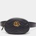 Gucci Bags | Gucci Black Matelasse Leather Gg Marmont Belt Bag Excellent Condition | Color: Black/Gold | Size: Os