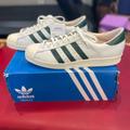 Adidas Shoes | Adidas Superstar 80s Recon Us 12, Crystal White/Collegiate Green. Leather Nib | Color: Green/White | Size: 12