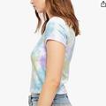 Free People Tops | Free People Bright Eyes Tie-Dye Shirt | Color: Blue/Green | Size: Xs