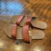 J. Crew Shoes | J.Crew Brown Slip-On Sandals | Color: Tan | Size: 8