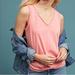 Anthropologie Tops | Anthropologie Bordeaux Knot Front Tank Top | Color: Pink | Size: L