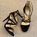 Jessica Simpson Shoes | Black Strapping Stiletto High Heels Jessica Simpson Sz 8.5 | Color: Black | Size: 8.5