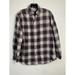 Carhartt Shirts | Carhartt Plaid Brown Button Up Shirt Mens Size Large Cotton Shacket Cotton | Color: Brown | Size: L