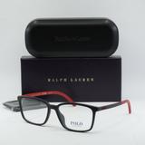 Polo By Ralph Lauren Accessories | Final Price New Polo Ralph Lauren Ph2250u 5284 56mm Eyeglasses | Color: Black/Red | Size: 56 - 16 - 145