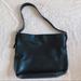 Coach Bags | Large Vintage Authentic Coach Black Leather Bag | Color: Black/Silver | Size: Os