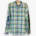 American Eagle Outfitters Shirts | American Eagle Men’s Long Sleeve Casual Button Down Dress Shirt Size Xxl | Color: Blue/Green | Size: Xxl