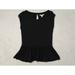 American Eagle Outfitters Tops | American Eagle Outfitters Womens Black Top Sleeveless Boat Neck Solid Size S | Color: Black | Size: S