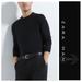 Zara Sweaters | Black Slim Fit Merino Wool Sweater { Zara Man } | Color: Black | Size: Xl