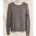 Athleta Sweaters | Athleta Women's Wool Cashmere Knit Sweater Turin Pullover Gray Size Xxs | Color: Gray/Red | Size: Xxs