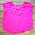 Torrid Tops | Barely Worn- Torrid - Bright Pink Flowy Top- Ring Back- Size 2xl | Color: Pink | Size: 2x