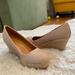 J. Crew Shoes | J.Crew Canvas Espadrille Wedges Sz 5.5 In Color Flax | Color: Cream/Tan | Size: 5.5