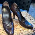 Gucci Shoes | Gucci Shoes Dark Chocolate Brown Round Toe High Heels, Vintage. | Color: Brown | Size: 8.5