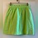 J. Crew Skirts | J Crew Skirt, Size 4 Excellent Used Condition. Lime Green. | Color: Green | Size: 4