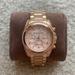 Michael Kors Accessories | Michael Kors Blair Rose Gold-Tone Stainless Steel Chronograph Watch | Color: Gold/Tan | Size: Os