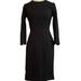 J. Crew Dresses | J Crew Black 3/4 Sleeve Knit Dress | Color: Black | Size: 4