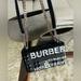 Burberry Bags | Burberry Women’s Black Logo Lola Quilted Chain Handbag Crossbody Bag | Color: Black/White | Size: Os