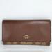 Coach Bags | Coach Signature Smooth Leather And Coated Canvas Tri Fold Wallet Nwot *Brown* | Color: Gold/Tan | Size: Os