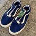 Vans Shoes | Brand New Navy Blue Suede Vans. Size 7.5 Women’s. Eco Friendly+ Waterproof | Color: Blue | Size: 7.5