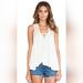 Free People Tops | Free People Runa Round Eyelet Top In Ivory Strappy Boho Sz Xs Tp | Color: White | Size: Xs