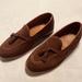 J. Crew Shoes | J Crew Ludlow Tassel Loafer In Cognac Suede Mint! | Color: Brown | Size: 7