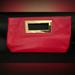 Michael Kors Bags | Michael Kors Leather Clutch. Beautiful Condition | Color: Gold/Red | Size: Os