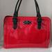 Kate Spade Bags | Kate Spade | Women's Holiday Shoulder Bag Garnet Red/Black Leather Bag | Color: Black/Red | Size: Os