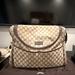 Gucci Bags | Gucci Diaper Bag, Gg Supreme Canvas With Matching Diaper Pad. | Color: Tan | Size: Os