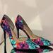 Jessica Simpson Shoes | Jessica Simpson Prizma Tropical Print Heels | Color: Pink/Purple | Size: 9.5