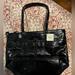 Coach Bags | New With Tag Coach Signature F19198 Black Patent Leather Tote Purse. | Color: Black | Size: Os
