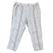 Anthropologie Pants & Jumpsuits | Anthropologie Seashore Striped Linen High Rise Pants Size 1x Euc | Color: Cream/Gray | Size: 1x
